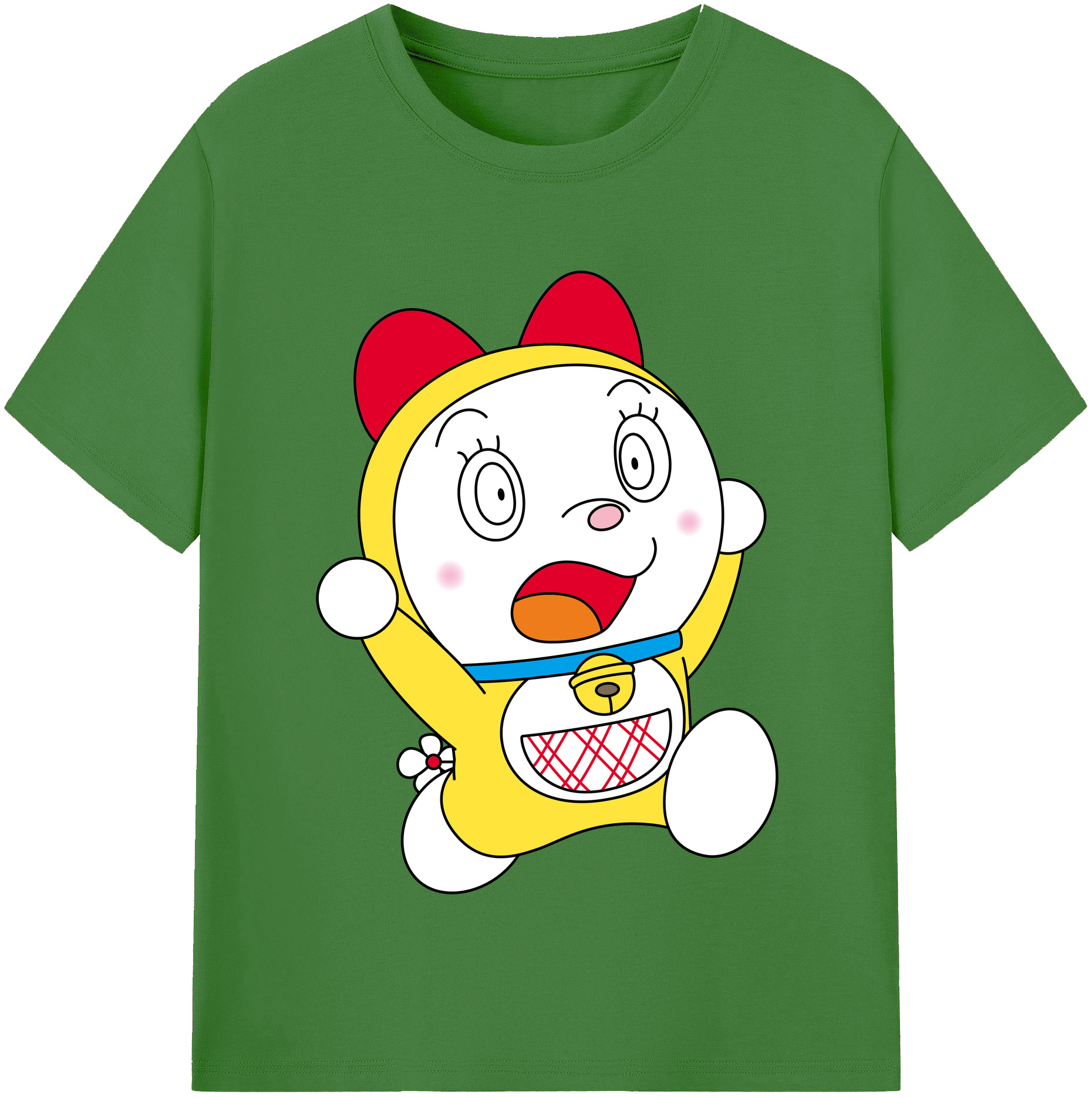 （画像用） ドラえもん ドラミ Doraemon Dorami レディースカジュアルプリントTシャツ（綿100％）